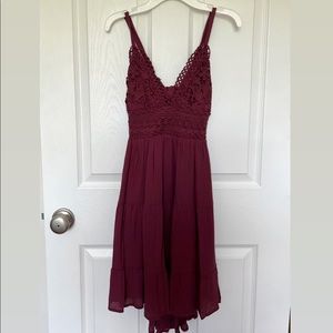 Beautiful Dark Purple Windsor Dress